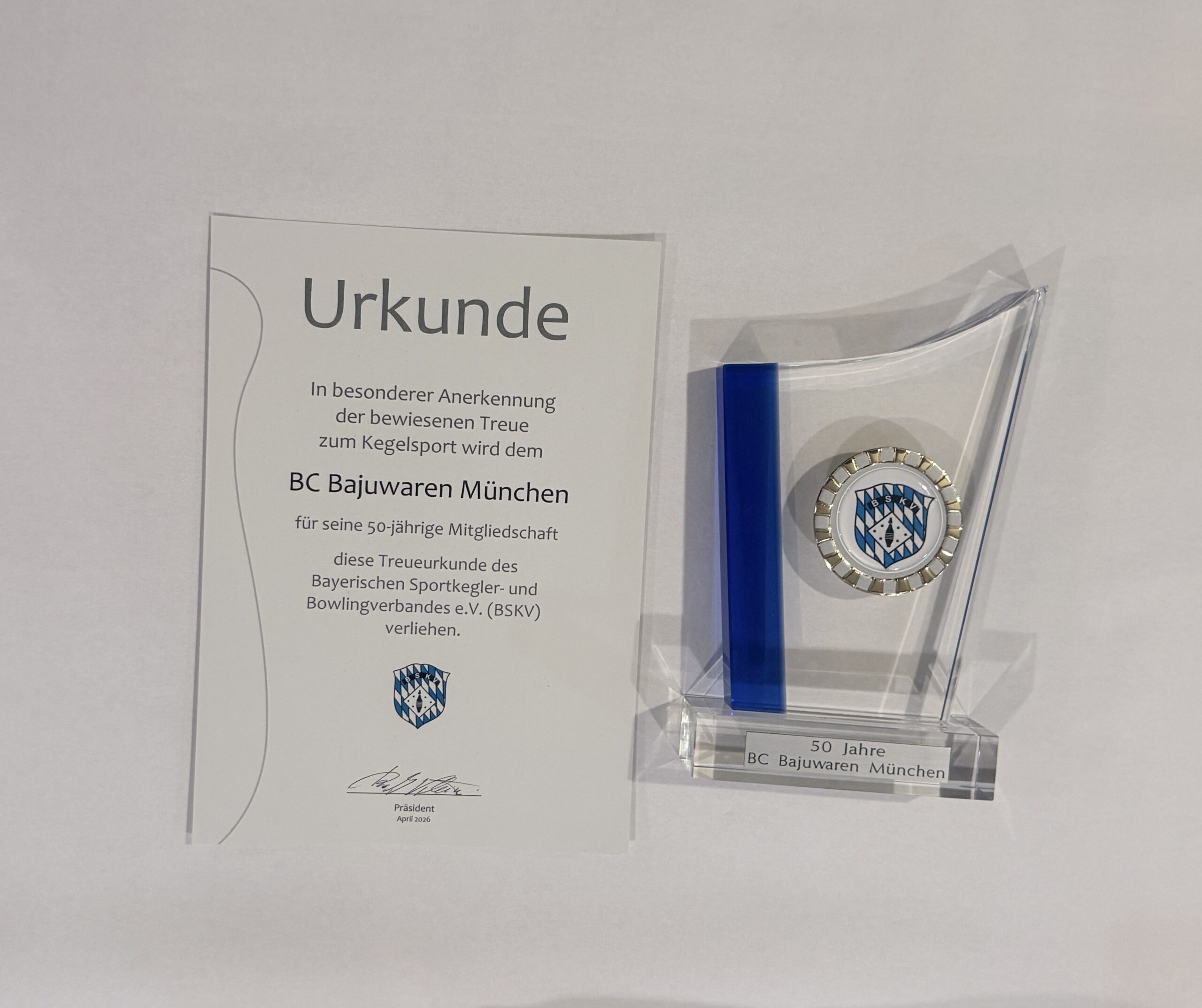 50 Jahre Mitgliedschaft im MKV